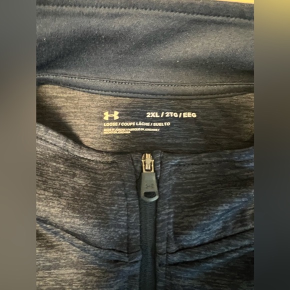 Men’s Under Armour Long Sleeve Pullover XXL - Blue - Picture 2 of 4